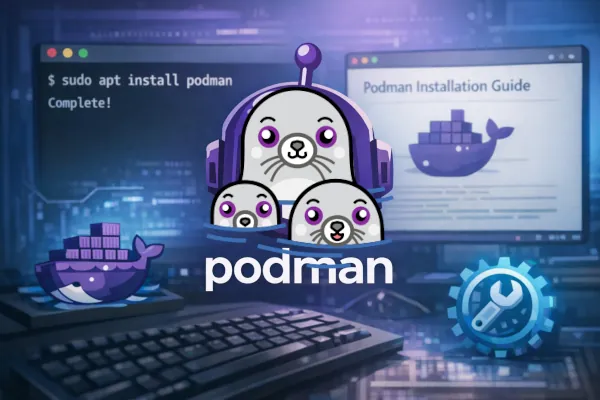 Podman telepítése pod-ok konténerek