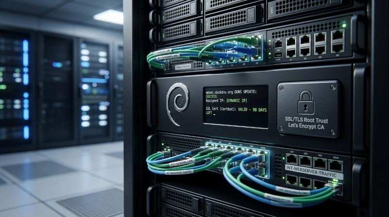 Linux Webszerver, DDNS, SSL/HTTPS